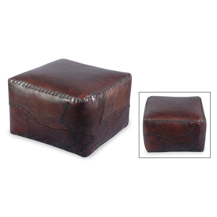 Rebrilliant Atlantic Leather Ottoman Slipcover Wayfair